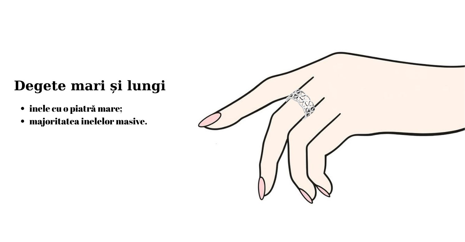 Rings for large and long fingers