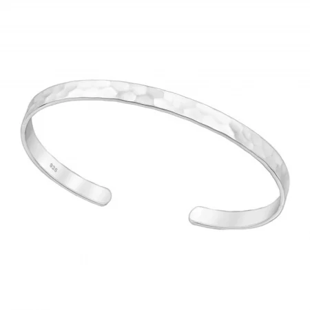 Fixed silver bracelet