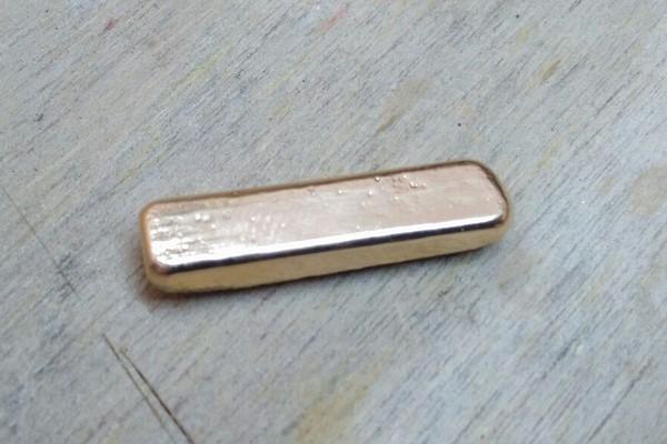 gold ingot for making gold wire for making gold necklaces