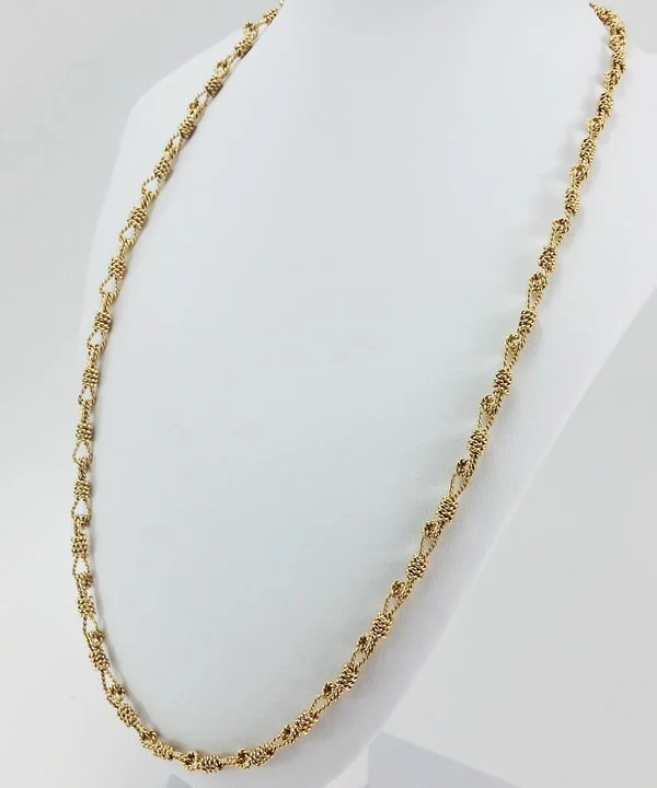 18k solid gold men's necklace