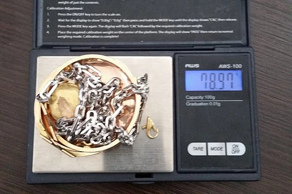 gold recovered for the creation of bracelets