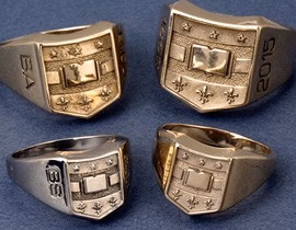 American gold ring