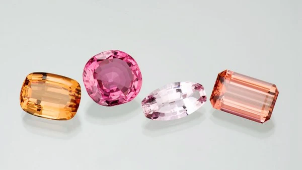 natural topazes of different colors