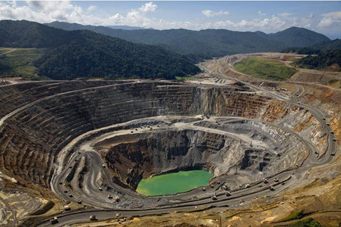 open pit mine