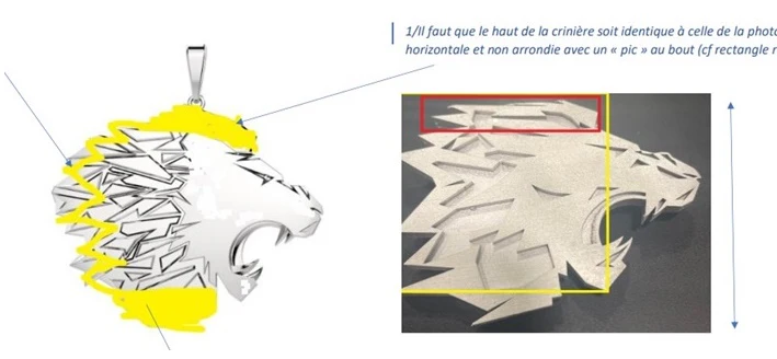 silver lion pendant designs