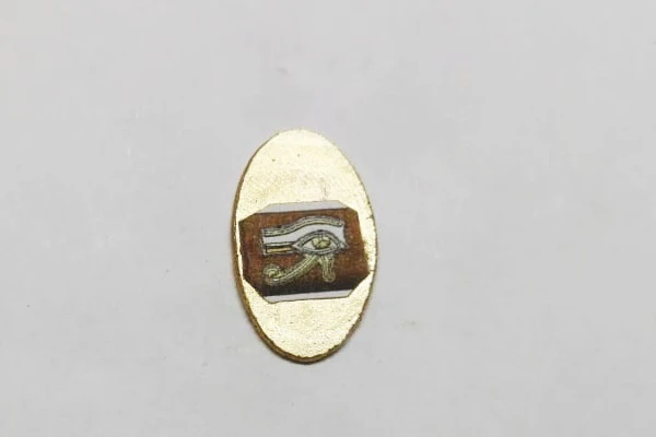 eye of Horus in gold for Egyptian pendant