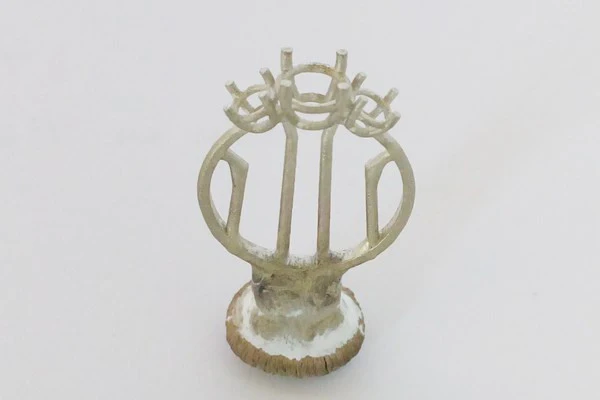 creation of white gold engagement ring