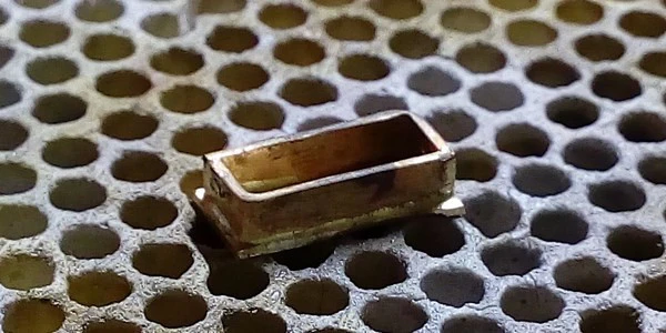 Crafted with 18k gold clasp