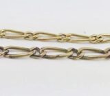 Solid gold horse link chain