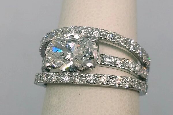 large engagement ring
