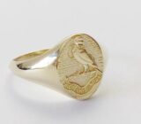 Golden Eagle Ring