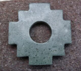 Inca chakana pendant, the Andean cross in 22 carat gold
